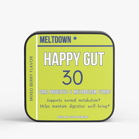 Happy Gut Probiotic + Metabolism Strips